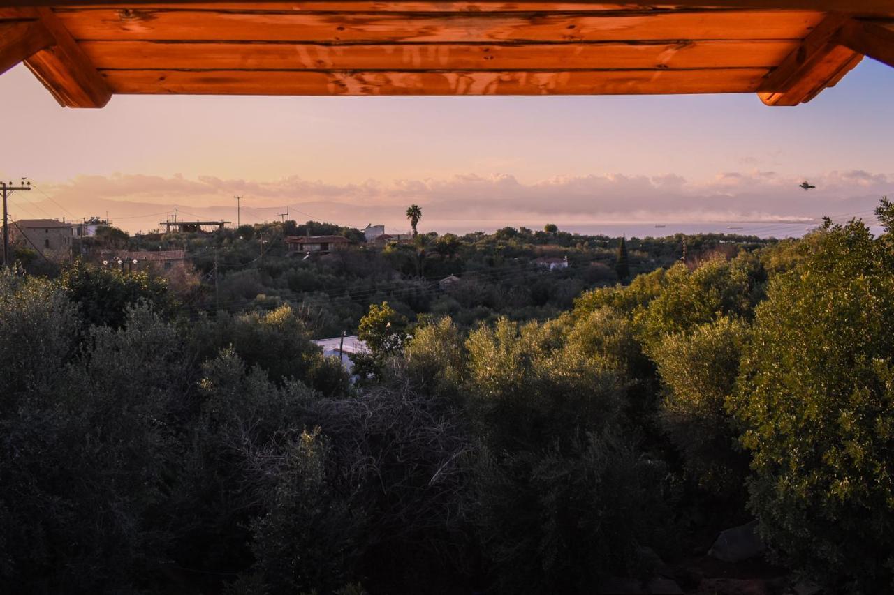 Amber Seaview Villa By The Olive Groves Kalamáta Buitenkant foto