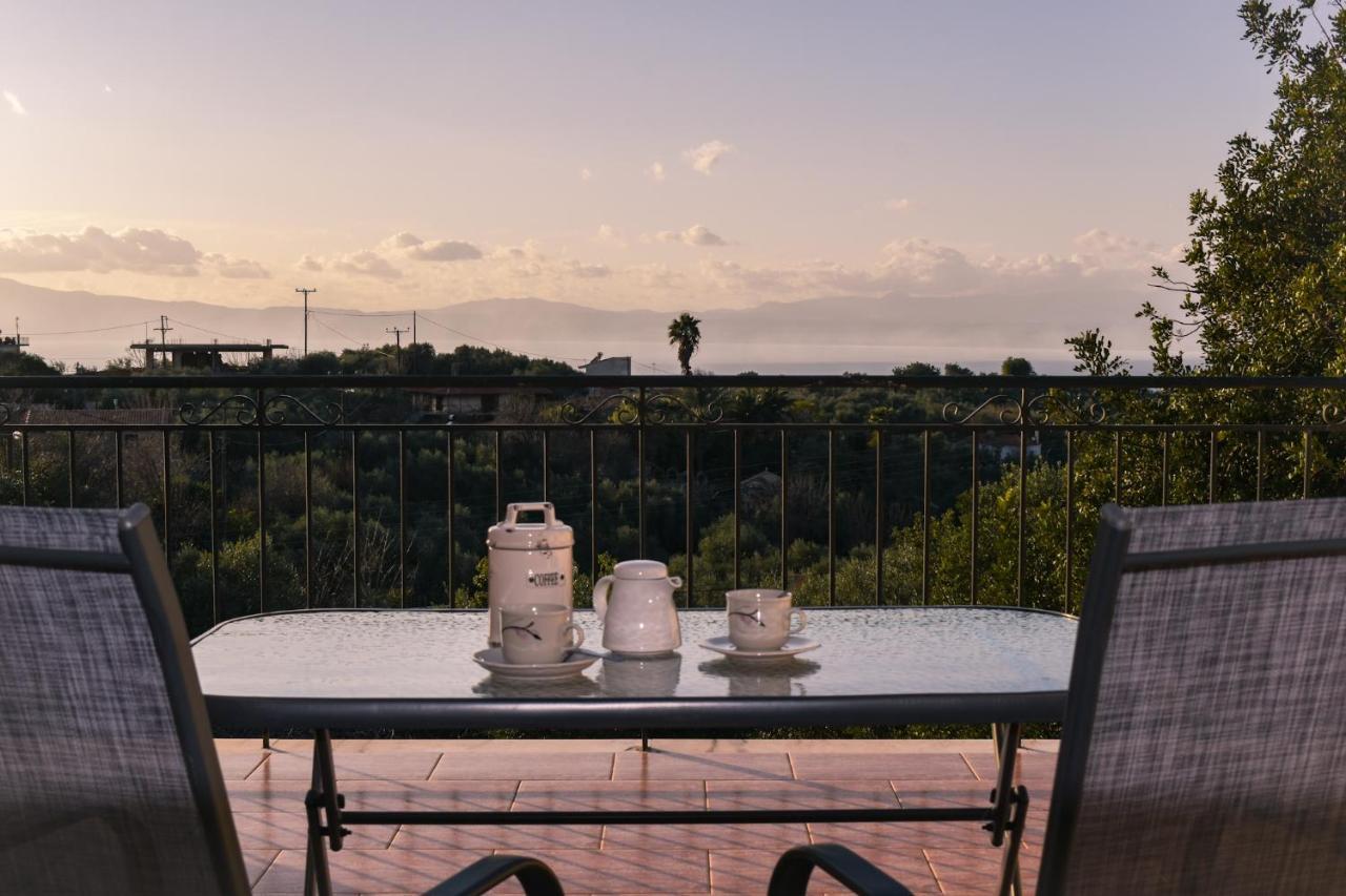 Amber Seaview Villa By The Olive Groves Kalamáta Buitenkant foto